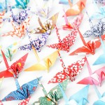 Colorful Origami Birds