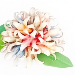 Paper Flower Ball on White