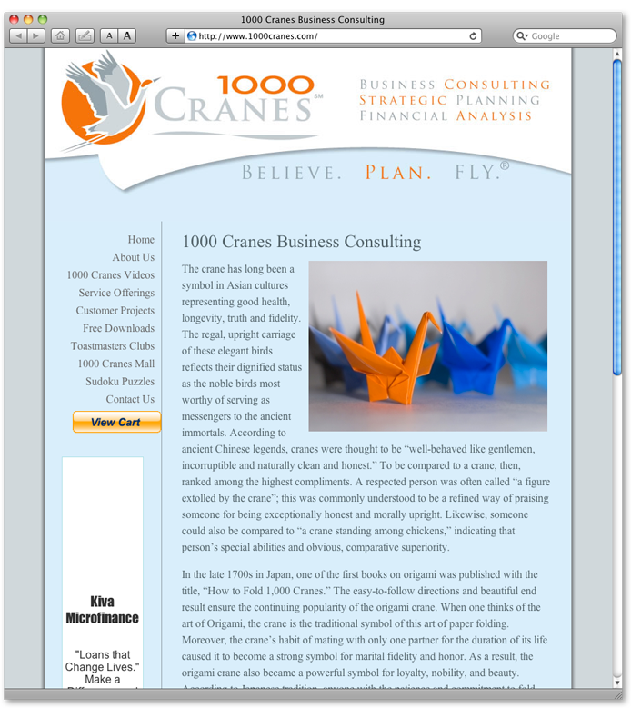 [Website] 1000 Cranes
