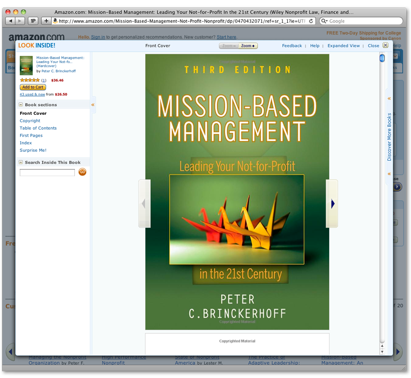 [Book] Mission-Based Management