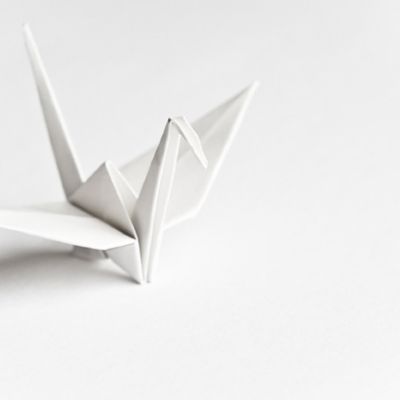 White Origami Bird